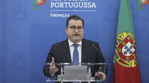 O ministro de Estado e das Finanças, Joaquim Miranda Sarmento